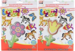 Strygeperler med blomsterskabelon