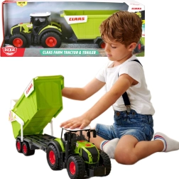 Interaktiv Claas-traktor med anhænger fra Dickie med lys og lyd