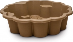 DOLONI sandkasse blomst EKO brun