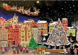 Puslespil Juletid 1000 brikker MAGNOLIA