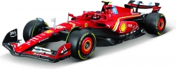 byggesæt model bburago 1:24 FERRARI F1 SF24 2024 nr. 55 Carlos Sainz med stander