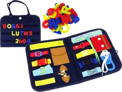 Sensorisk børne-aktivitetsbræt