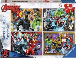 Ravensburger puslespil Marvel: Avengers 4x100 brikker