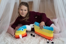 Blød Plys Får Dækko Pude
