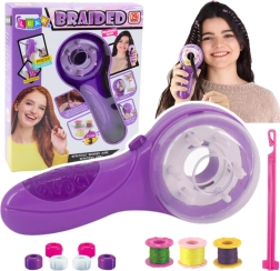 Fletteapparat til fletninger med tilbehør