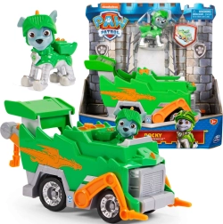 Paw Patrol Rescue Knights redningskøretøj Rocky med figur