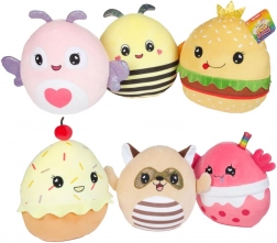 Plysdyr og mad 21x25 cm