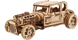 ugears 3d mekaniske træpuslespil hot rod furious mouse