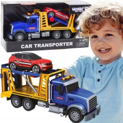 WOOPIE bugserlastbil med lille bil, lys og lyd