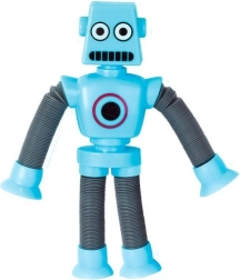 Optrækkelig teleskopisk robot med sugekopper