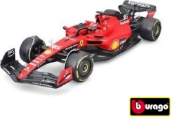 Bburago 1:18 Ferrari Scuderia SF-23 Formel 1 (2023) med køreren Charles Leclerc