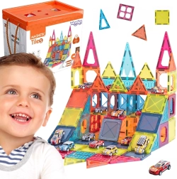 Woopie magnetiske byggesæt 7,5 cm – parkeringsplads 112 dele