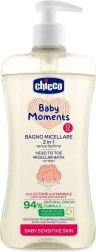 Chicco micellær shampoo til hår og krop Baby Moments Sensitive 500 ml