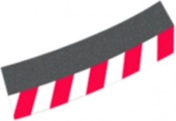 Ydre kantstykker til banket kurve 4/15° til bilbaner CARRERA EVOLUTION, DIGITAL 132 og DIGITAL 124