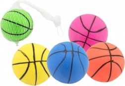 Gummibold til basketball 8,5 cm – farvemix i net
