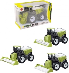 Mejetærsker og traktor med redskaber – legetøj til børn