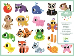 Klistermærker til de mindste - Legende dyreunger