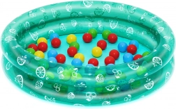 Oppusteligt bassin med bolde 91 × 20 cm BESTWAY + 50 bolde – Grøn
