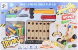 Skruemonteringssæt til børn – 80 dele