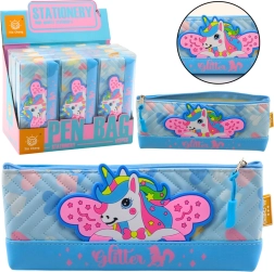 Enhed til skriveartikler med blå enhjørning