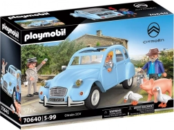 Playmobil Citroën 2CV – kult retrobil med figurer og tilbehør