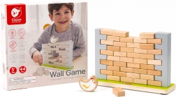 Træ-balance spil væltet høne CLASSIC WORLD, 44 dele