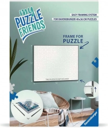 Ravensburger ramme til puslespil My Puzzle Friends 49 × 36 cm – hvid