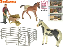 Zoolandia hestefigurer med føl og tilbehør - 1 stk.
