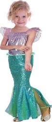 Børnekostume havfrue (højde 92–104 cm) – Sparkys