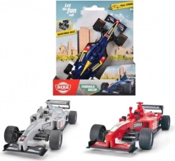 Formel 1 racermodel 14 cm med snor, 1:32, 3 farver