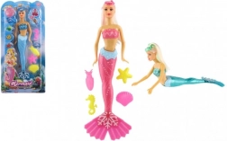 Havfruedukke med tilbehør til vandleg 34 cm