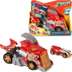 T-Racers Mix ’N Race Fire Launcher Truck – lastbil med affyringsrampe