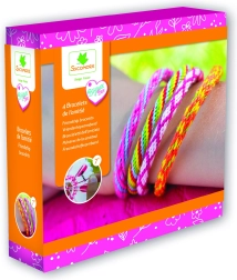 Sæt til fremstilling af Kumihimo-armbånd – venskabsarmbånd