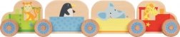Træbyggesæt Mit lille tog med dyr