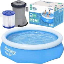 Oppustelig pool med pumpe 305x76 cm - BESTWAY 57270