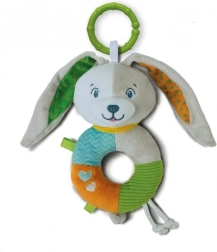 Plysbamse-rangle kanin CLEMENTONI Baby