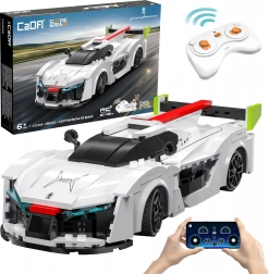 Byggesæt CaDA RC racerbil Pininfarina H2 Speed 1:20 hvid (296 klodser, Dual Mode)