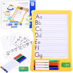 Undervisningstavle med tuscher til børn