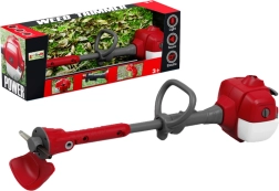 Rød legetøjsplæneklipper til børn med effekter