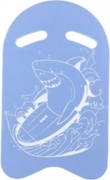 Skumsvømmesparkebræt til børn 24 × 40 cm med hajmotiv