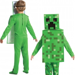Børnekostume Creeper fra spillet Minecraft 137–149 cm (10–12 år)