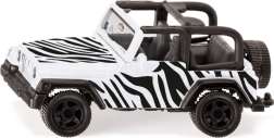 Siku Jeep Wrangler Safari – metalmodel 1:55 med anhængertræk