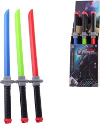 Lysende ninjasværd med batterier i displayboks