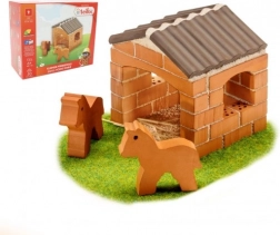 Byggesæt Teifoc Lille stald i æske 18x15x8 cm
