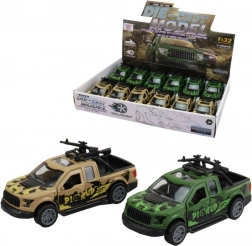 Bil med metalramme og baglæns gang