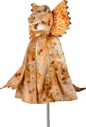 Børnekostume dinosaurkappe Dilophosaurus 4–7 år