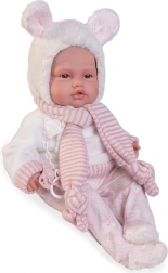 Realistisk dukke Antonio Juan - blødt krop, lyde, 50 cm