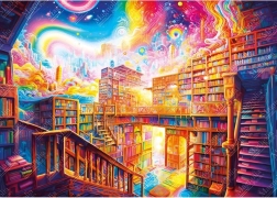 Puslespil Bogbyen 1000 brikker MAGNOLIA