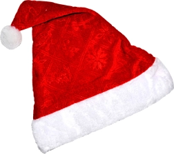 Julehat med kvast 28 × 40 cm