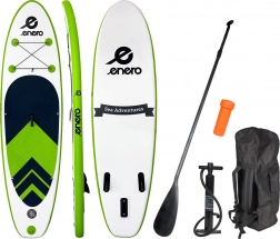 Enero paddleboard 275 × 76 × 10 cm grøn/sort/hvid
